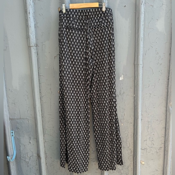 Anthropologie Elevenses Kaimana black and white Palazzo Pants, Small - Picture 4 of 11